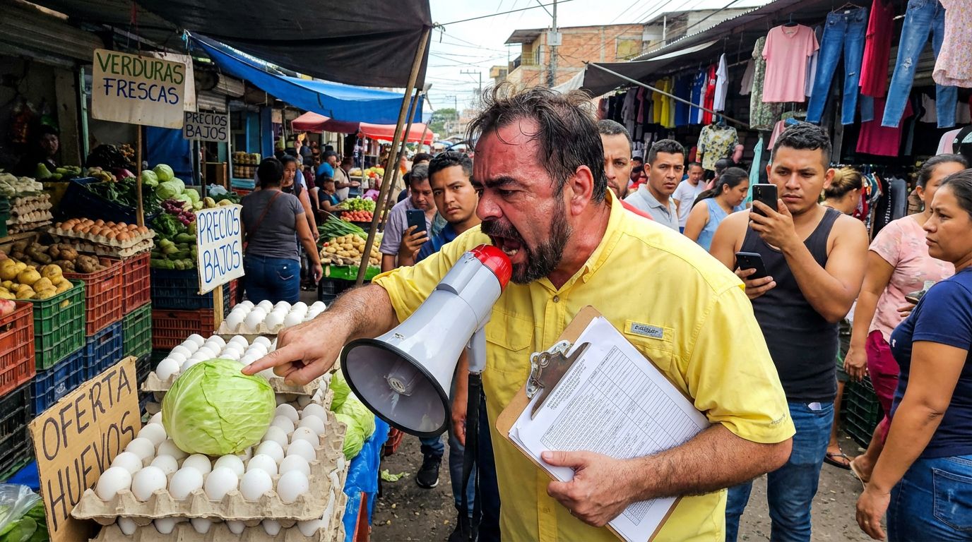 Gobierno nombra a Milton Benítez ‘Zar de la Economía’ para que los precios bajen por puro miedo a sus gritos