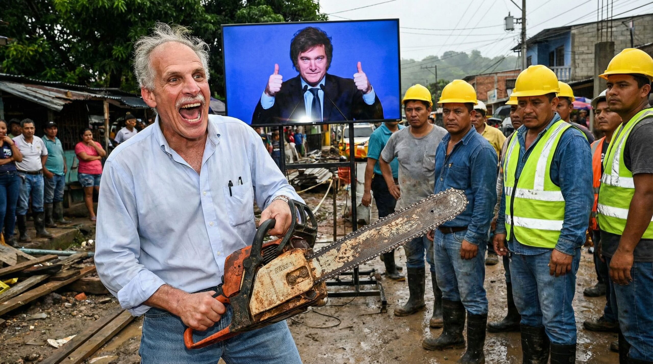 Nasry Asfura sella alianza con Milei prometiendo dinamitar el Banco Central para construir ‘la rotonda más grande de Centroamérica’.